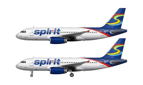 Spirit Airlines A319s In Three Different Liveries Norebbo