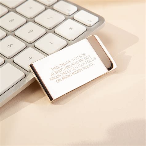 Maybe you would like to learn more about one of these? Silver Plated Money Clip | GettingPersonal.co.uk