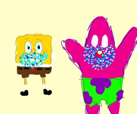 Old Spongebob And Patrick Drawception