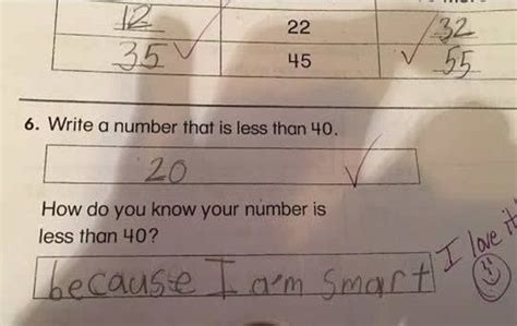 30 Times Kids Gave The Funniest Test Answers Bouncy Mustard