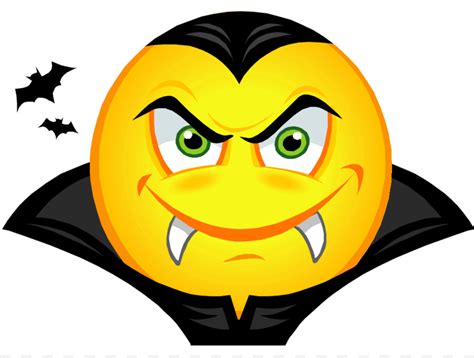 Count Dracula Vampire Smiley Clip Art Sleeping Smiley Png Download