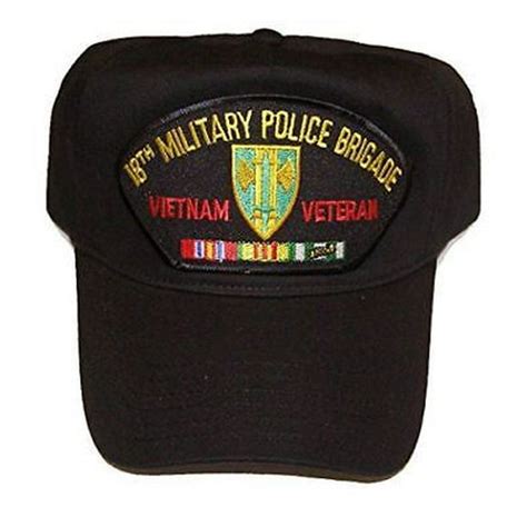 Us Army 18th Military Police Mp Brigade Vietnam Veteran Hat W Campagin