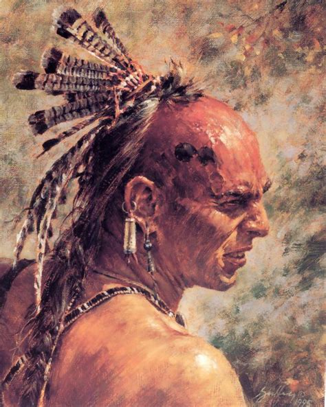Red Indians Life In Paintings Part 1