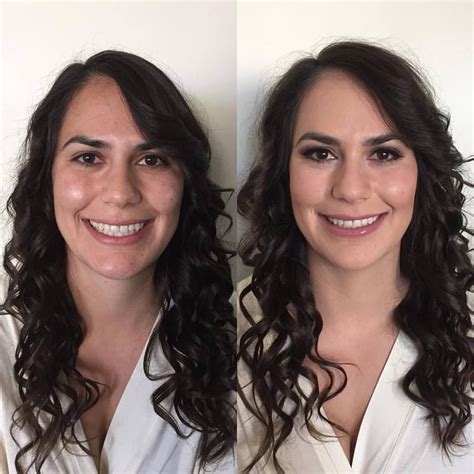 Before And After Of This Beautiful Natural Makeup Look Hair And