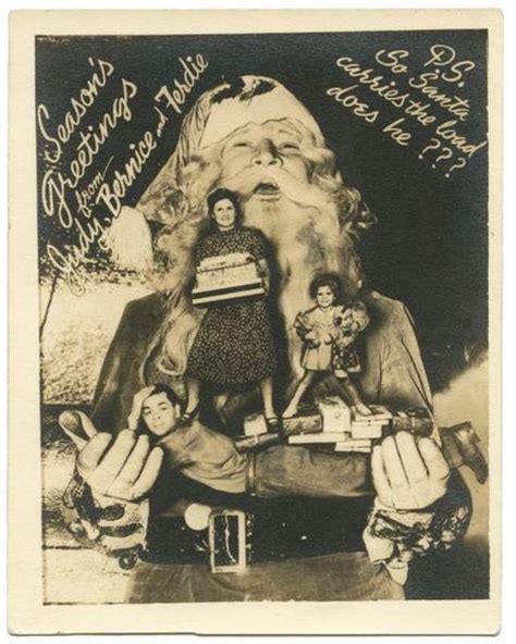 bizarre vintage christmas cards that will leave you baffled 12 pics