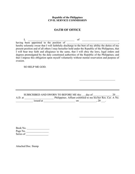 Oath Of Office Form1