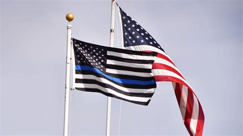 Hamilton County Sheriff Office Flew Thin Blue Line Flag After