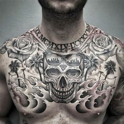 Men S Hairstyles Now Cool Chest Tattoos Pieces Tattoo Chest Piece Tattoos