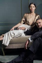 Jessica Biel And Justin Timberlake Vanity Fair Oscar Portrait Celebmafia
