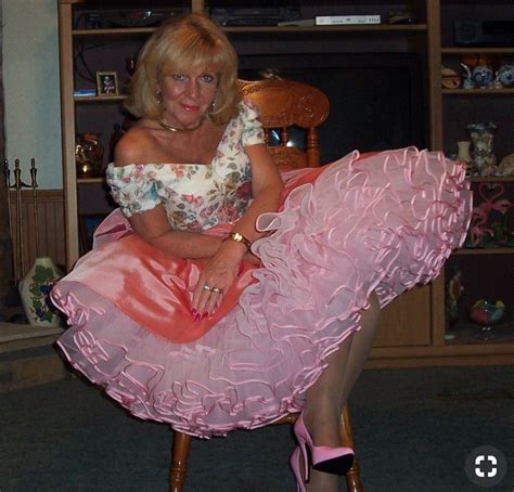Shirley Benjamin In A Pink Petticoat