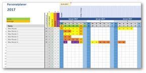 Die vorlagen können sie individuell anpassen. Personalplaner | Excel vorlage, Aktien tipps, Planer