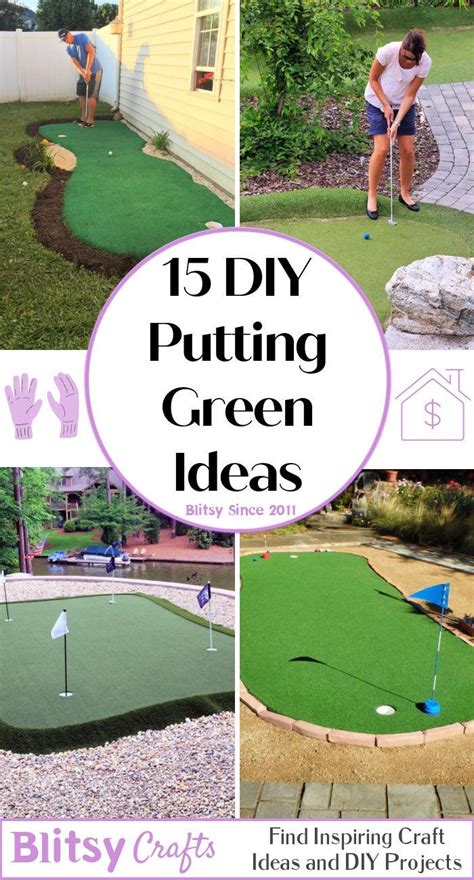 15 Diy Putting Green Ideas For Backyard Blitsy
