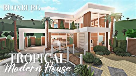 Roblox Bloxburg Modern Tropical House Minami Oroi Youtube