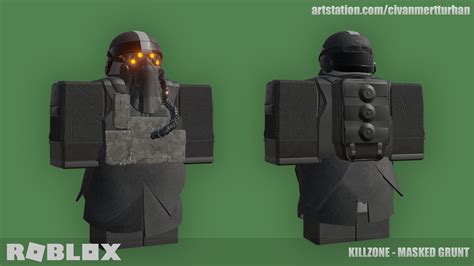 Artstation Roblox Killzone Masked Commando