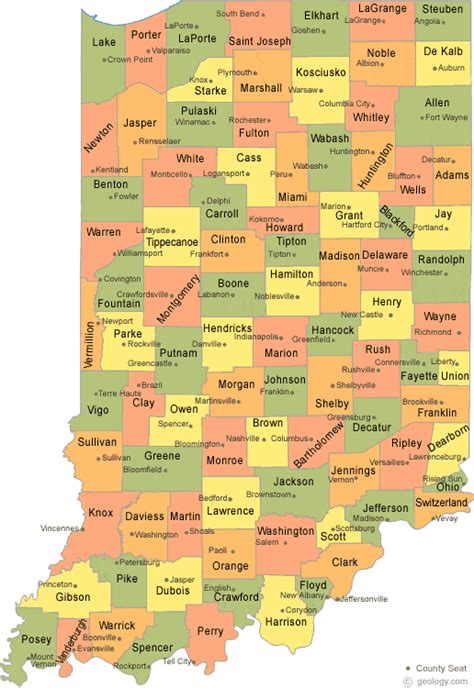 Examples of ogs are railway colony, university campus, port areas, etc. Indiana County Map