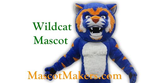 Alex The Wildcat Mascot Costume Mascot Makers Custom Mascots And