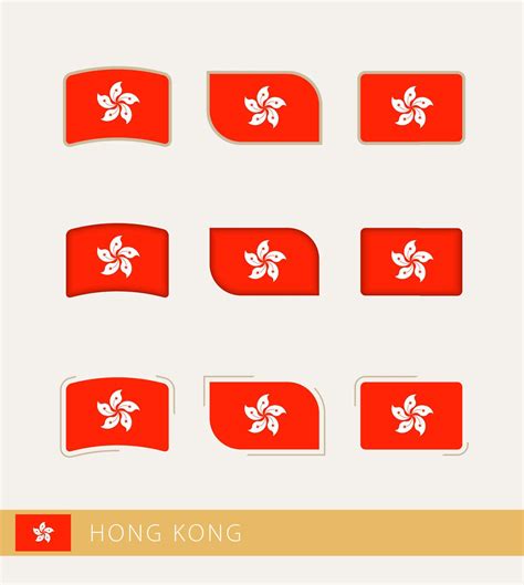 Vector Flags Of Hong Kong Collection Of Hong Kong Flags 11690613