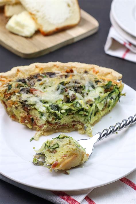 Spinach And Bacon Quiche It Is A Keeper