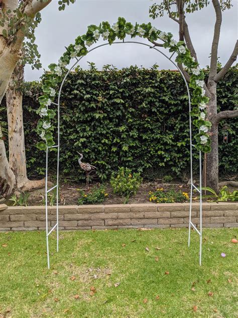 Wedding And Event Metal Steel White Arch Outdoor Arch For Etsy