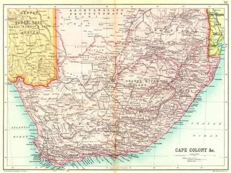 South Africa Cape Colony Natal Transvaal Orange River Colony Botswana