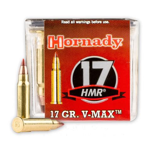 17 Hmr 17 Grain V Max Hornady 500 Rounds Ammo
