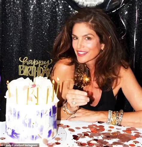 Cindy Crawford Puts On A Leggy Display In Swimsuit And Gives Her Younger Self Advice As She