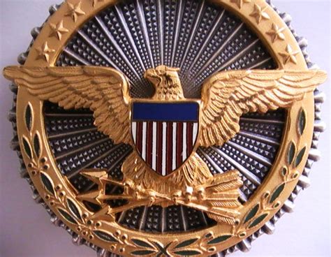Cased Office Of The Secretary Of Defense Identification Badge