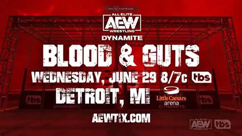 Aew Blood And Guts And Road Rager 2022 Announced For This Month Itn Wwe