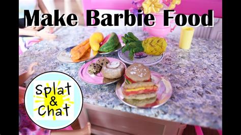Mini Barbie Food Tutorial Youtube