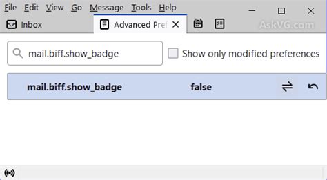 Tip Disable Unread Email Message Count Badge On Thunderbird Icon In