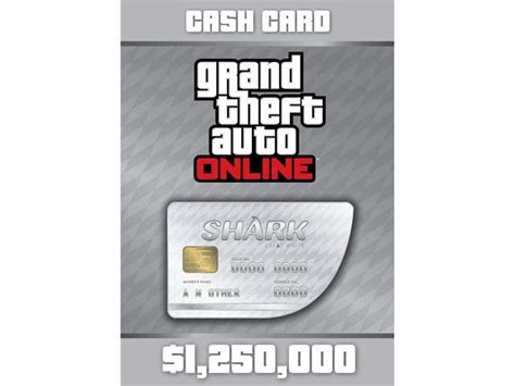 Grand Theft Auto Online The Great White Shark Cash Card Ps3 Psnsm