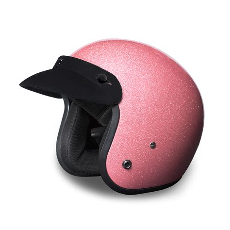 Daytona Cruiser Helmet - Pink Metal Flake in 2021 | Pink motorcycle helmet, Helmet, Open face ...