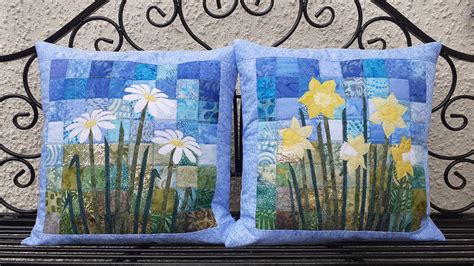 Batik Daffodil Quilted Wall Hanging Art Quilt Pattern Or Etsy Uk