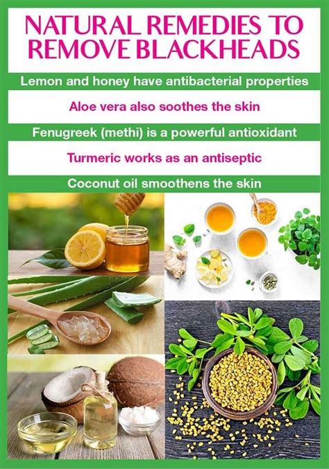 Effective Natural Remedies For Blackheads Removal