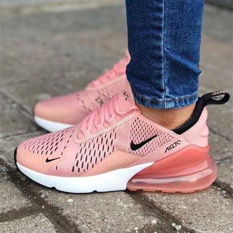 Nike Air Max 270 Authentic Womens Running Shoes Sports Outdoor Sneak Pink Nike Shoes Nike