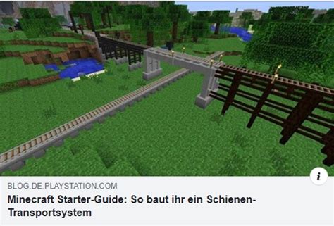 Minecraft Starter Guide 7 Wie Auf Schienen Wimmeroth