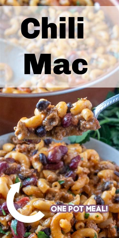 One Pot Chili Mac - If you love 30 minute meals that ...