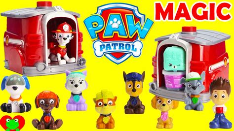 Paw Patrol Marshall Magical Pup House With Surprises Youtube