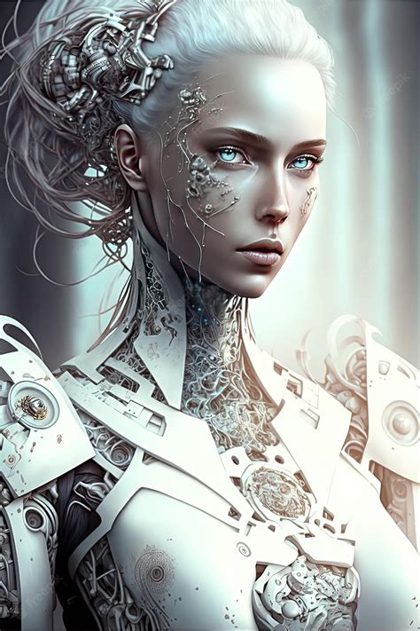 Premium Photo Artificial Intelligence Woman Robot Cyborg Auonomus