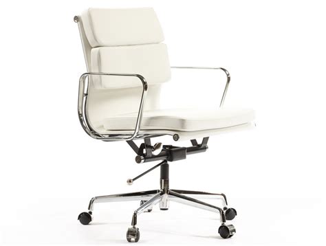Eames Style Ea217 Low Back Soft Pad White Office Chair Stylo Furniture