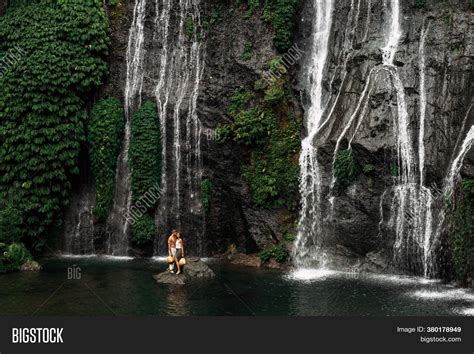 Lovers Waterfall Image And Photo Free Trial Bigstock
