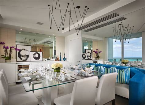 Miami Beach Home By Kis Interior Design With Images Dining Interior