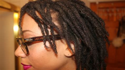 Loc Update Month 6 Week 2 Hot Oil Treatment Update Build Up And Crooked Locs Youtube