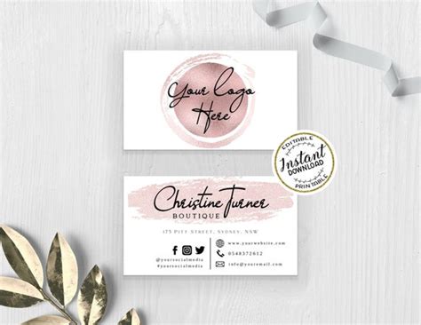Maskcara Beauty Business Card 500 Printed Business Cards Template