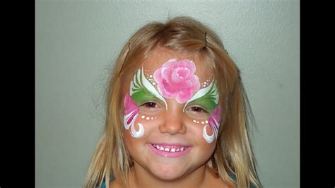 Rose Princess Face Painting Marvelous Masks Chicago Face Painter