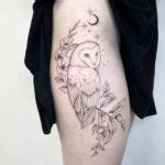 Tatuagem de coruja ideias para usar como inspiração