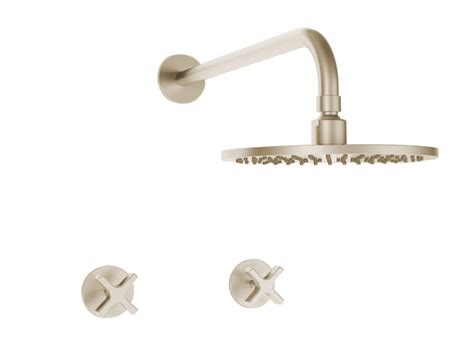 Milli Exo Shower Set Brushed Nickel 3 Star From Reece