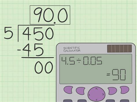 Count the spots behind the decimals. How to Divide Decimals: 8 Steps (with Pictures) - wikiHow
