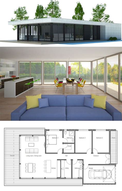 House Plan Ch181 House Architecture Design Minimalist House Design