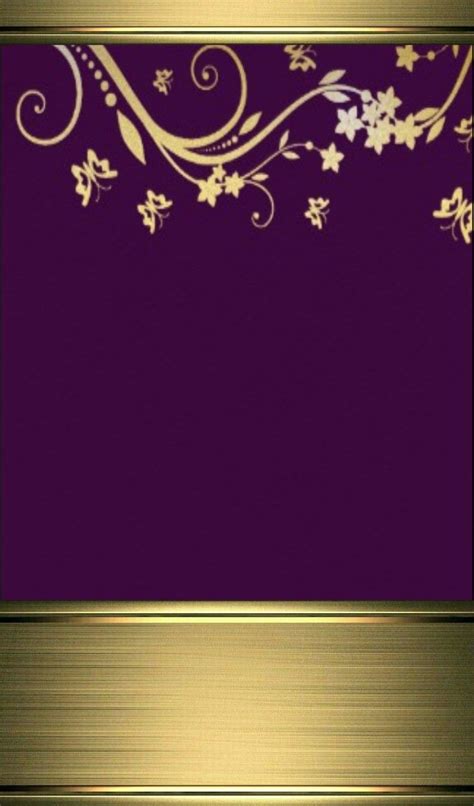Purple And Gold Purple Wallpaper Cellphone Wallpaper Flowery Wallpaper